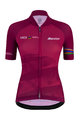 SANTINI Kurzarm Fahrradtrikot - UCI WORLD ECO LADY - Cyclamen