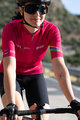 SANTINI Kurzarm Fahrradtrikot - UCI WORLD ECO LADY - Cyclamen