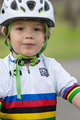 SANTINI Kurzarm Fahrradtrikot - UCI KIDS - mehrfarbig/Weiß