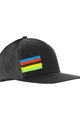 SANTINI Fahrradmütze - UCI TRUCKER - Regenbogen/Schwarz