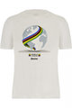 SANTINI Kurzarm Fahrrad-Shirt - WORLD UCI OFFICIAL - Weiß