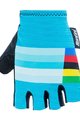 SANTINI Fingerlose Fahrradhandschuhe - UCI RAINBOW - Hellblau