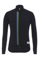 SANTINI Langarm Fahrradtrikot für den Winter - UCI RAINBOW WINTER - Schwarz