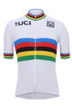 SANTINI Kurzarm Fahrradtrikot - WORLD - Weiß