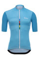 SANTINI Kurzarm Fahrradtrikot - SKULL  - Türkis