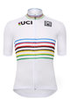 SANTINI Kurzarm Fahrradtrikot - UCI WORLD CHAMPION - Weiß