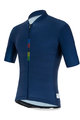 SANTINI Kurzarm Fahrradtrikot - UCI RAINBOW CLASSE - Blau