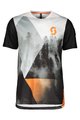 SCOTT Kurzarm Fahrrad-Shirt - TRAIL FLOW PRO - Weiß/Orange/Schwarz