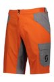 SCOTT Fahrradshorts ohne Träger - TRAIL FLOW - Orange/Grau