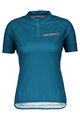 SCOTT Kurzarm Fahrradtrikot - ENDURANCE 30 LADY - Blau