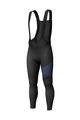 SCOTT Lange Fahrradhose mit Trägern - RC WARM WB - Blau/Schwarz