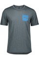SCOTT Kurzarm Fahrrad-Shirt - TRAIL FLOW DRI - Blau