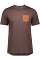 SCOTT Kurzarm Fahrrad-Shirt - TRAIL FLOW DRI - bordeaux