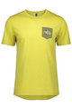 SCOTT Kurzarm Fahrrad-Shirt - TRAIL FLOW DRI - Gelb