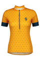 SCOTT Kurzarm Fahrradtrikot - ENDURANCE 20 LADY - Gelb/Blau