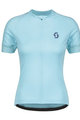 SCOTT Kurzarm Fahrradtrikot - ENDURANCE 10 LADY - Hellblau