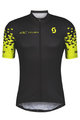 SCOTT Kurzarm Fahrradtrikot - RC TEAM 10 - Schwarz/Gelb