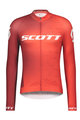 SCOTT Langarm Fahrradtrikot für den Sommer - RC PRO SUMMER - Weiß/Rot