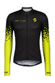 SCOTT Langarm Fahrradtrikot für den Sommer - RC TEAM 10 SUMMER - Schwarz/Gelb