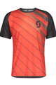SCOTT Kurzarm Fahrradtrikot - TRAIL VERTIC - Rot/Grau