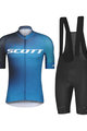 SCOTT Kurzarm Radtrikot und Shorts - RC PRO 2021 - Blau/Schwarz