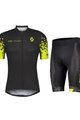 SCOTT Kurzarm Radtrikot und Shorts - RC TEAM 10 - Schwarz/Gelb