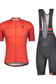 SCOTT Kurzarm Radtrikot und Shorts - RC TEAM 10 - Grau/Schwarz/Rot