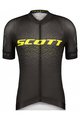 SCOTT Kurzarm Radtrikot und Shorts - RC PRO SS - Grau/Gelb/Schwarz