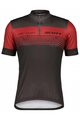 SCOTT Kurzarm Fahrradtrikot - SCOTT RC TEAM 20 SS - Rot/Schwarz