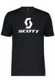 SCOTT Kurzarm Fahrrad-Shirt - ICON SS - Schwarz/Weiß