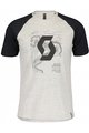 SCOTT Kurzarm Fahrrad-Shirt - ICON RAGLAN SS - Schwarz/Grau