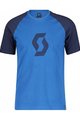 SCOTT Kurzarm Fahrrad-Shirt - ICON RAGLAN SS - Blau