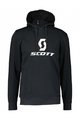 SCOTT Kapuzenpullover - ICON LS - Weiß/Schwarz