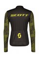 SCOTT Langarm Fahrradtrikot für den Sommer - RC TEAM 10 LS - Gelb/Schwarz