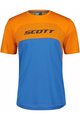 SCOTT Kurzarm Fahrradtrikot - TRAIL FLOW DRI SS - Blau/Orange