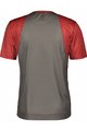 SCOTT Kurzarm Fahrradtrikot - TRAIL VERTIC SS - Rot/Grau