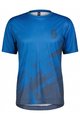 SCOTT Kurzarm Fahrradtrikot - TRAIL VERTIC SS - Blau