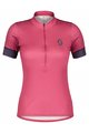 SCOTT Kurzarm Radtrikot und Shorts - ENDURANCE 20 SS LADY - Schwarz/Lila/Rosa