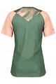 SCOTT Kurzarm Radtrikot und Shorts - TRAIL VERTIC LADY - Grün/Rosa