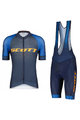 SCOTT Kurzarm Radtrikot und Shorts - RC PRO SS - Blau/Orange