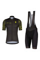 SCOTT Kurzarm Radtrikot und Shorts - RC TEAM 10 SS - Gelb/Grau/Schwarz