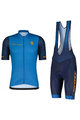 SCOTT Kurzarm Radtrikot und Shorts - RC TEAM 10 SS - Blau/Orange