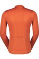 SCOTT Langarm Fahrradtrikot für den Sommer - ENDURANCE 10 - Orange