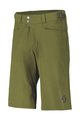 SCOTT Fahrradshorts ohne Träger - TRAIL FLOW W/PAD - Grün