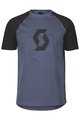 SCOTT Kurzarm Fahrrad-Shirt - ICON RAGLAN SS - Schwarz/Blau