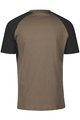 SCOTT Kurzarm Fahrrad-Shirt - ICON RAGLAN SS - Schwarz/Braun