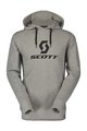 SCOTT Fahrrad-Kapuzenpullover - ICON LS - Grau