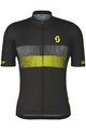 SCOTT Kurzarm Fahrradtrikot - TEAM 10 - Schwarz/Gelb