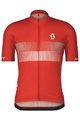 SCOTT Kurzarm Fahrradtrikot - RC TEAM 10 SS - Weiß/Rot