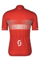 SCOTT Kurzarm Fahrradtrikot - RC TEAM 10 SS - Weiß/Rot